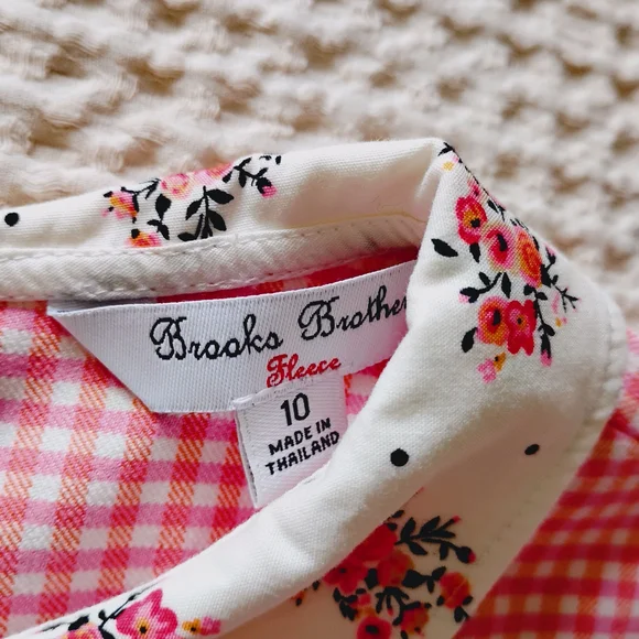 Brooks Brothers Pink Checkered Kids Dress - Picture 4 of 4